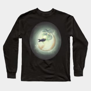 Mermaid and Angler fish Long Sleeve T-Shirt